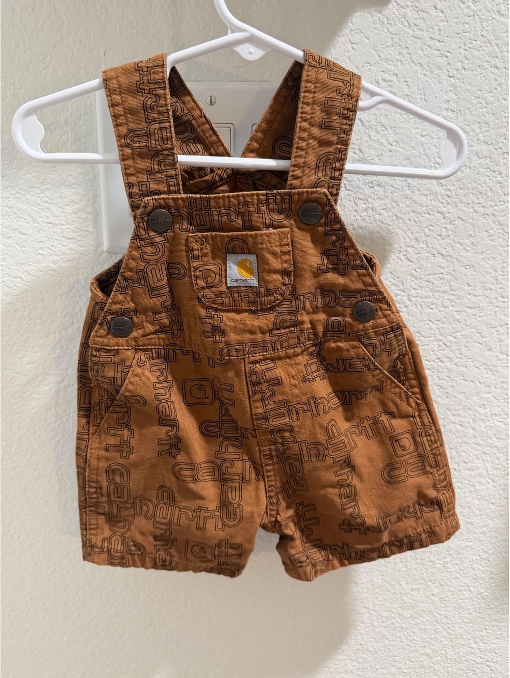 Carhartt Logo Overalls size 6 months